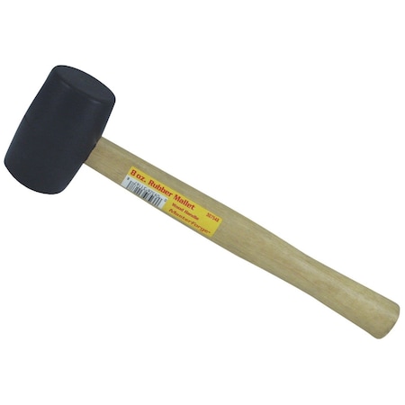 All-Source 8 Oz. Rubber Mallet with Hardwood Handle 307548